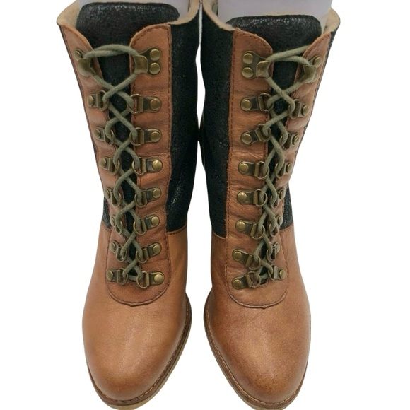 Sam Edelman Tara Two Tone Bootie Sz 6.5 - Picture 3 of 15